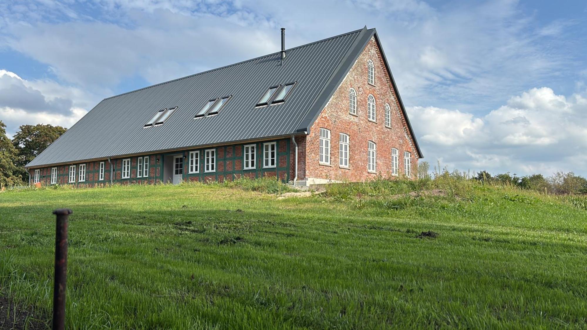 Niedersaechsisches Hallenhaus Im Modernen Gewand Lilienthal (Lower-Saxony) Exterior foto