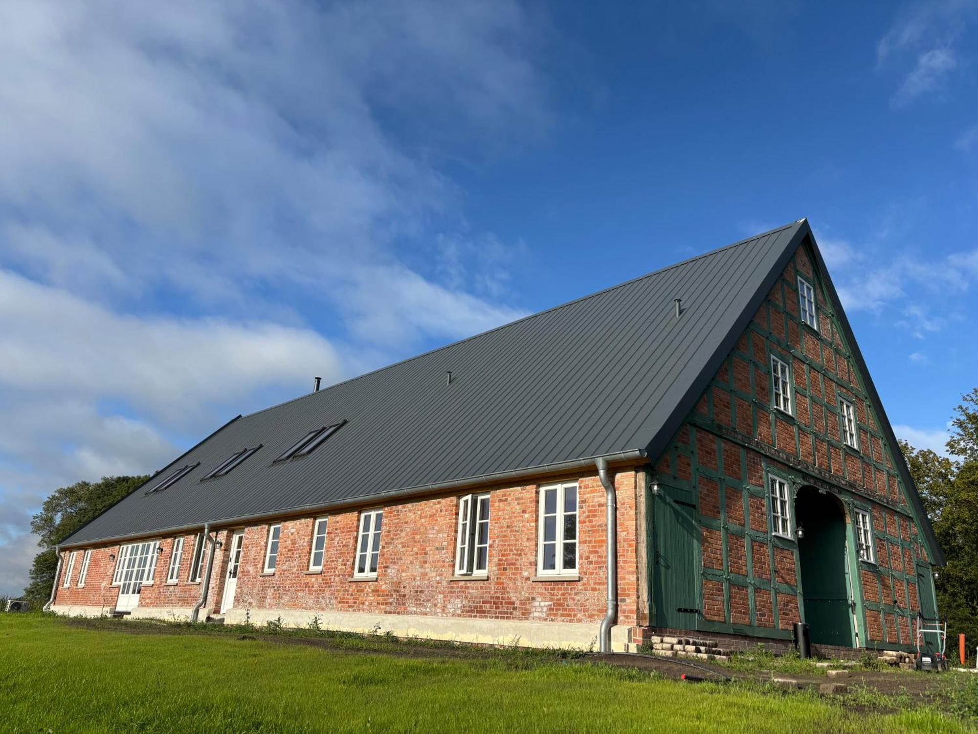 Niedersaechsisches Hallenhaus Im Modernen Gewand Lilienthal (Lower-Saxony) Exterior foto