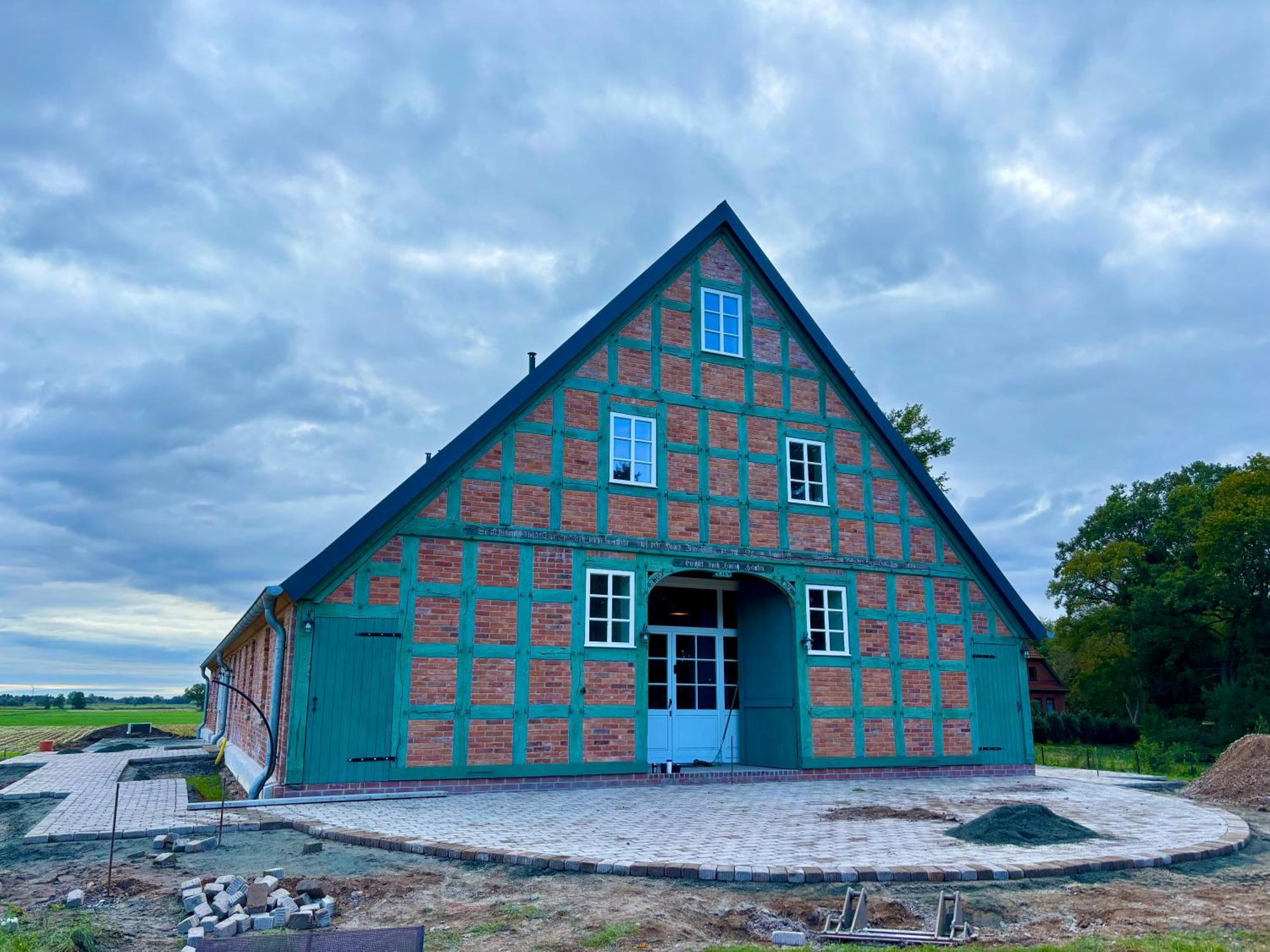 Niedersaechsisches Hallenhaus Im Modernen Gewand Lilienthal (Lower-Saxony) Exterior foto